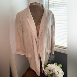 Harve Bernard Linen Blend Blazer